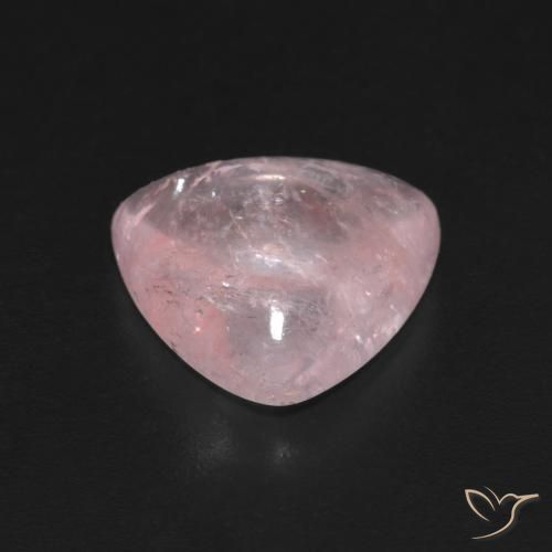 9,17 ctw natürlicher Korallenrosa Morganit, Trillion, Transparent