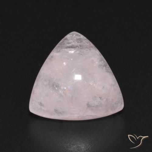 5.47ct Natürlicher Sehr helles Rosa Morganit, Trillion, Transparent