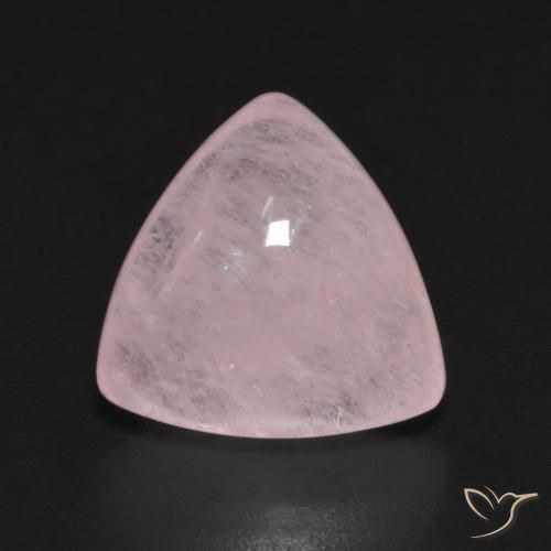 5.63ct Natürlicher hellrose-rosa Morganit, Trillion, Transparent