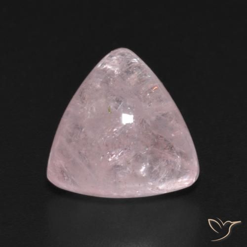 4.70ct Natürlicher rose-rosa Morganit, Trillion, Transparent