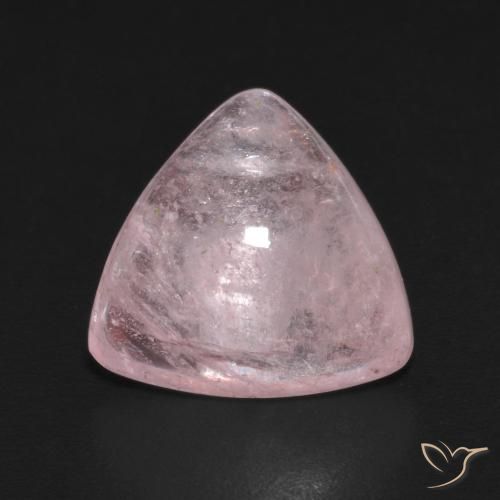 5.33ct Natürlicher Korallenrosa Morganit, Trillion, Transparent