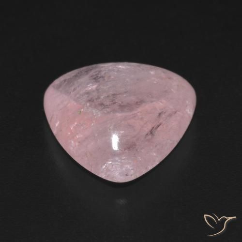 9,17 ctw natürlicher Korallenrosa Morganit, Trillion, Transparent