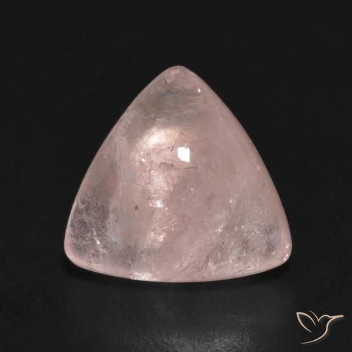 4.96ct Natürlicher hellrose-rosa Morganit, Trillion, Transparent