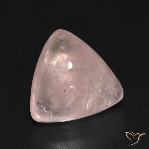 9,17 ctw natürlicher hellrose-rosa Morganit, Trillion, Transparent