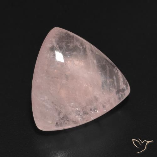 9,17 ctw natürlicher Helles Korallenrosa Morganit, Trillion, Transparent