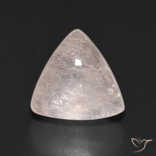 3.65ct Natürlicher Flamingorosa Morganit, Trillion, Transparent