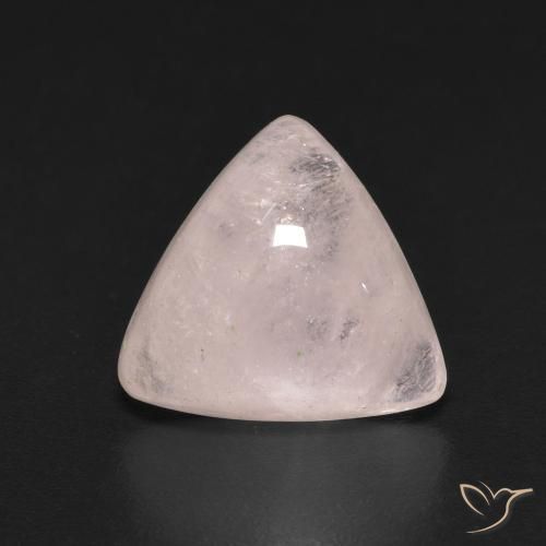 3.15ct Natürlicher hellrosa Morganit, Trillion, Transparent