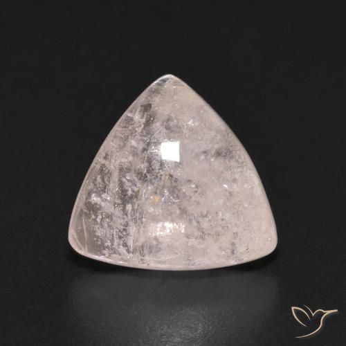 2.83ct Natürlicher Flamingorosa Morganit, Trillion, Transparent