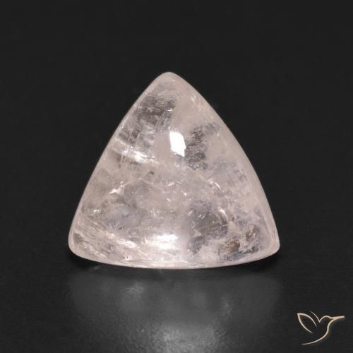3.09ct Natürlicher hellrosa Morganit, Trillion, Transparent