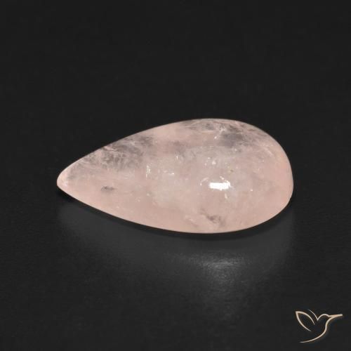 9,17 ctw natürlicher rose-rosa Morganit, Birnenform, Transparent
