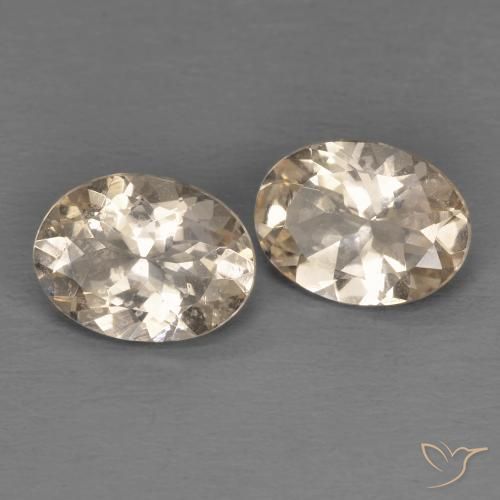 1.87 ct natürliche hellgolden Morganit-Edelsteine, Oval, VS