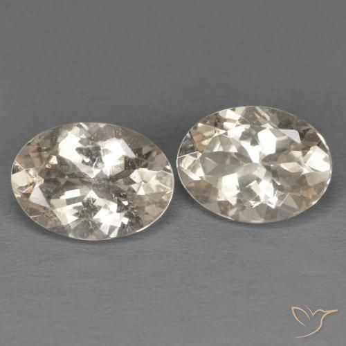 2.06 ct natürliche hellgolden Morganit-Edelsteine, Oval, VS