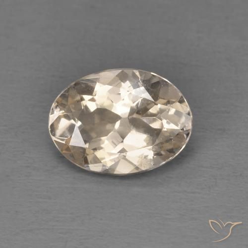 1.12ct Natürlicher hellgolden Morganit, Oval, VS