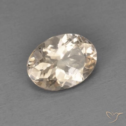 9,17 ctw natürlicher hellgolden Morganit, Oval, VS
