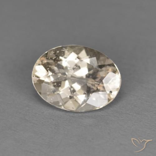 1.02ct Natürlicher hellgolden Morganit, Oval, VS