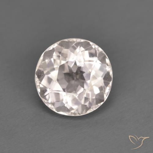 1.35ct Natürlicher Sehr helles Rosa Morganit, Runden, VVS