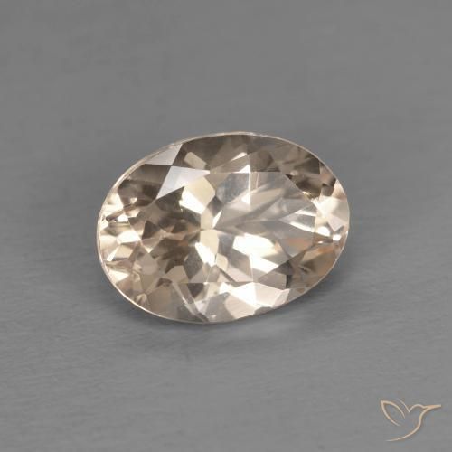 9,17 ctw natürlicher Lachs-rosa Morganit, Oval, VVS-VS