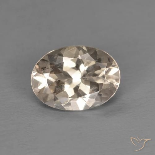 1.12ct Natürlicher hellgolden Morganit, Oval, VVS-VS