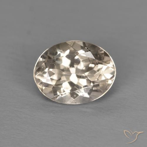 1.06ct Natürlicher hellgolden Morganit, Oval, VVS-VS