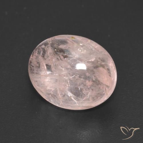 9,17 ctw natürlicher Helles Korallenrosa Morganit, Oval, Lichtdurchlässig
