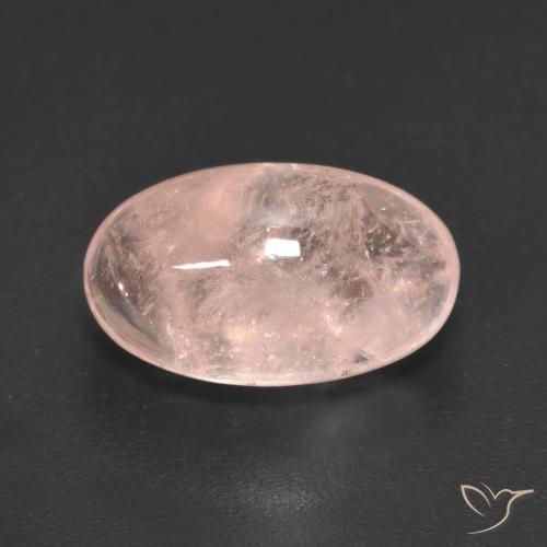 5.55ct Natürlicher Indisches Rot Morganit, Oval, Lichtdurchlässig