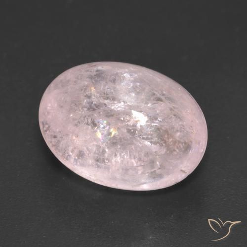 9,17 ctw natürlicher hellrosa Morganit, Oval, Lichtdurchlässig