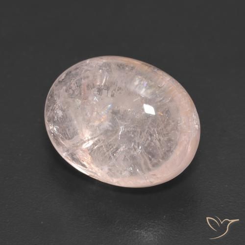 9,17 ctw natürlicher Helles Korallenrosa Morganit, Oval, Lichtdurchlässig