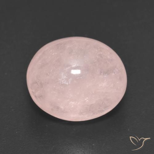 6.17ct Natürlicher Helles Korallenrosa Morganit, Oval, Lichtdurchlässig
