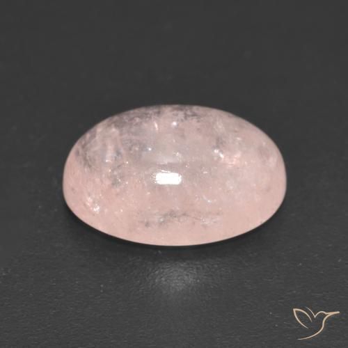 9,17 ctw natürlicher Korallenrosa Morganit, Oval, Lichtdurchlässig