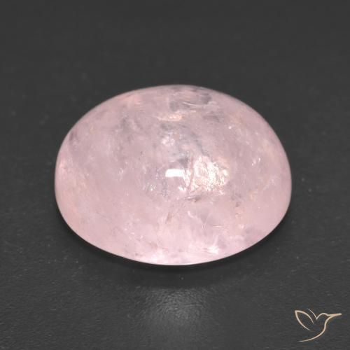 9,17 ctw natürlicher Lebhaftes Rosa Morganit, Oval, Lichtdurchlässig