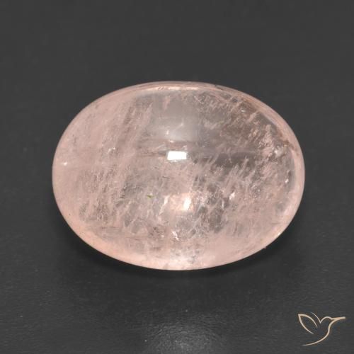9.59ct Natürlicher Mittelrosa Morganit, Oval, Lichtdurchlässig