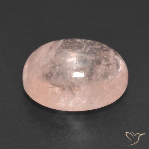 9,17 ctw natürlicher Mittelrosa Morganit, Oval, Lichtdurchlässig