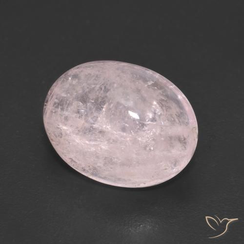 9,17 ctw natürlicher Korallenrosa Morganit, Oval, Lichtdurchlässig