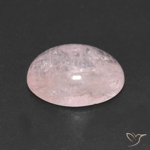 9,17 ctw natürlicher Korallenrosa Morganit, Oval, Lichtdurchlässig