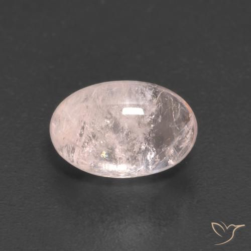 1.67ct Natürlicher hellrosa Morganit, Oval, Transparent