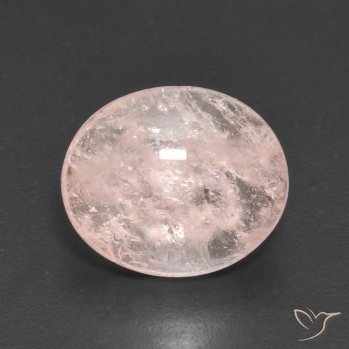 3.55ct Natürlicher hellrosa Morganit, Oval, Transparent