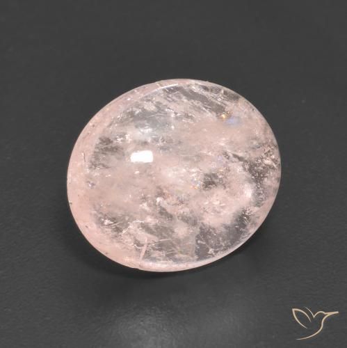 9,17 ctw natürlicher hellrosa Morganit, Oval, Transparent