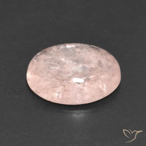 9,17 ctw natürlicher hellrosa Morganit, Oval, Transparent