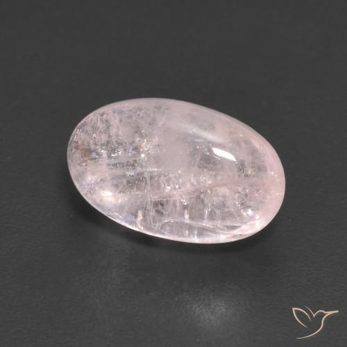 9,17 ctw natürlicher Flamingorosa Morganit, Oval, Transparent