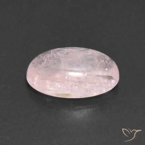 9,17 ctw natürlicher Flamingorosa Morganit, Oval, Transparent