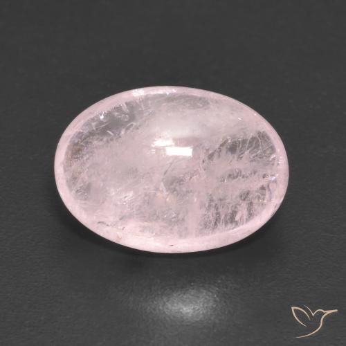 4.56ct Natürlicher Korallenrosa Morganit, Oval, Transparent