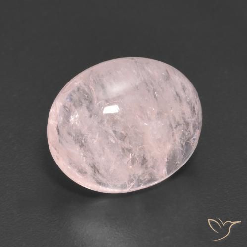 9,17 ctw natürlicher hellrosa Morganit, Oval, Transparent