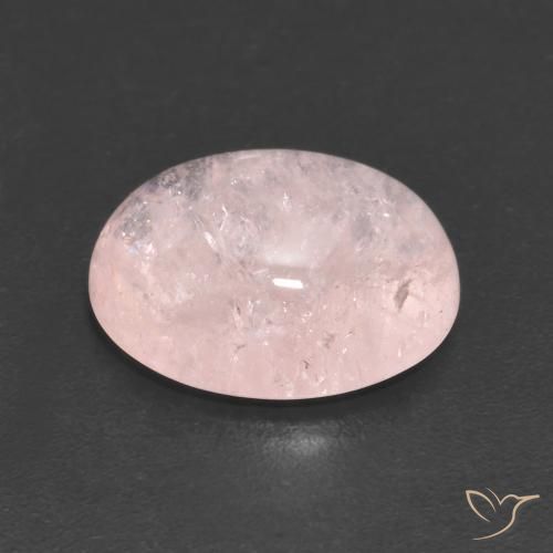 9,17 ctw natürlicher hellrosa Morganit, Oval, Transparent