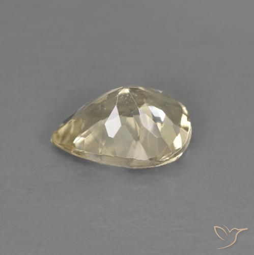 9,17 ctw natürlicher hellgolden Morganit, Birnenform, VS