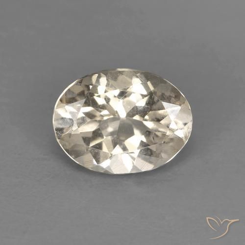1.10ct Natürlicher hellgolden Morganit, Oval, VS