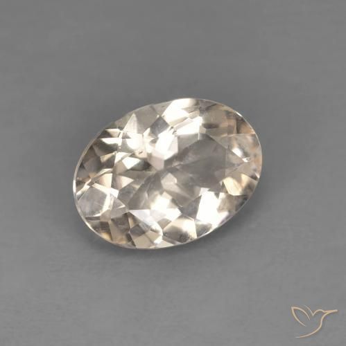 9,17 ctw natürlicher hellgolden Morganit, Oval, VS