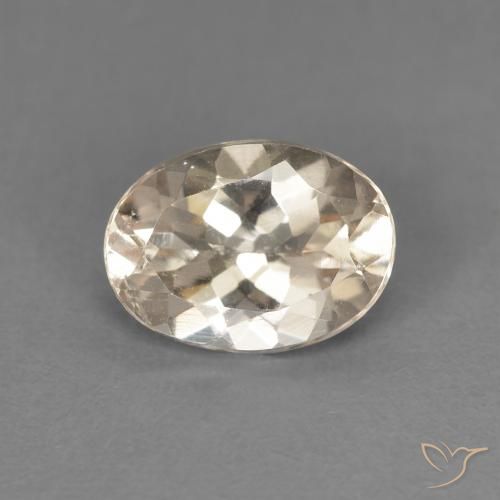 1.07ct Natürlicher hellgolden Morganit, Oval, VVS-VS