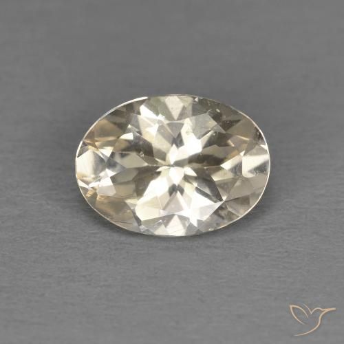1.01ct Natürlicher hellgolden Morganit, Oval, VS