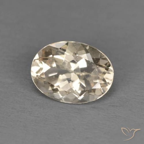 1.24ct Natürlicher hellgolden Morganit, Oval, VS
