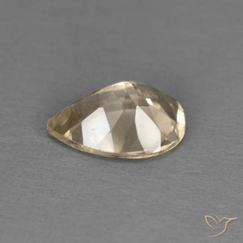 9,17 ctw natürlicher Golden Morganit, Birnenform, VS